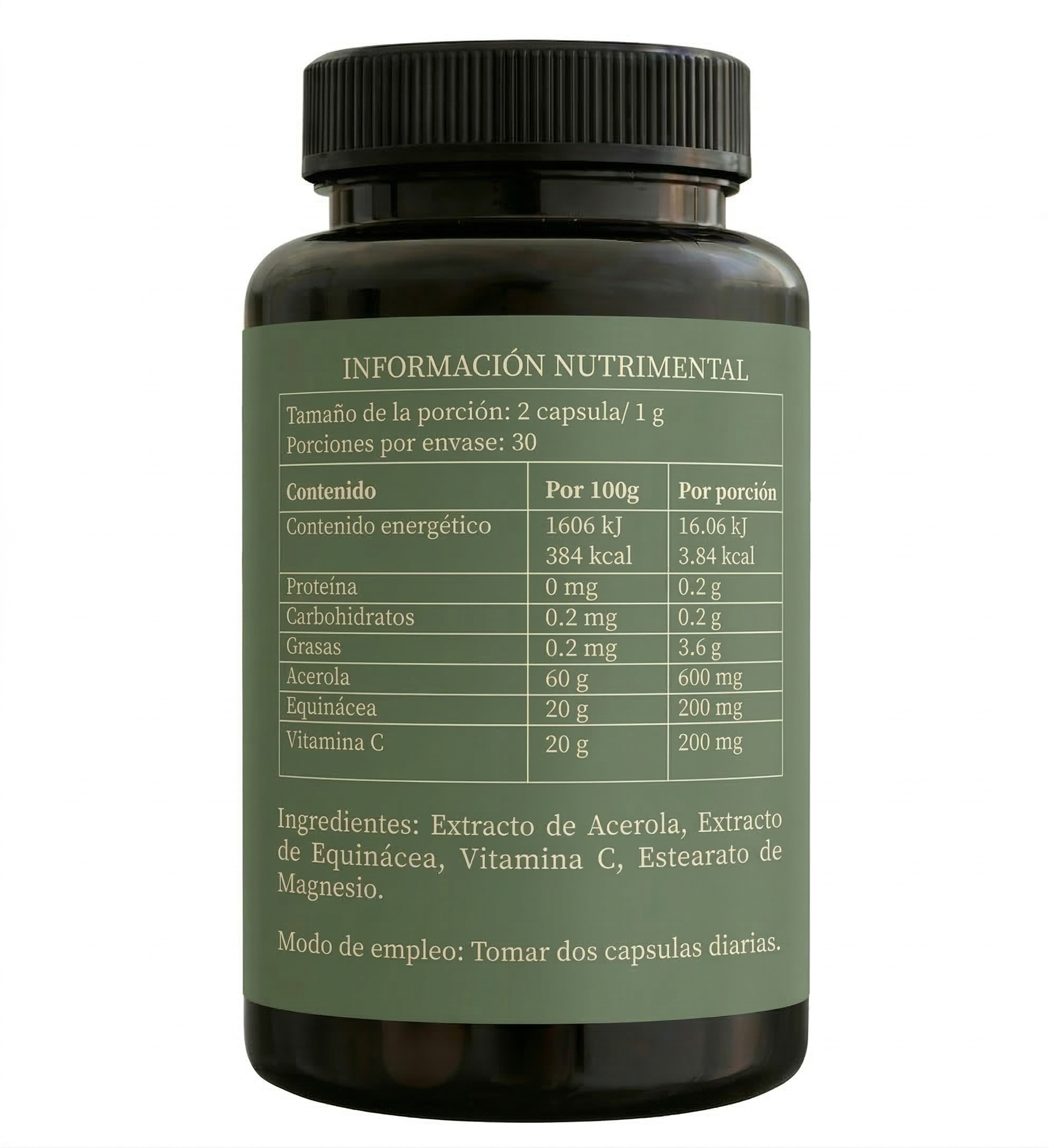 ACEROLA + EQUINACEA +VITAMINA C