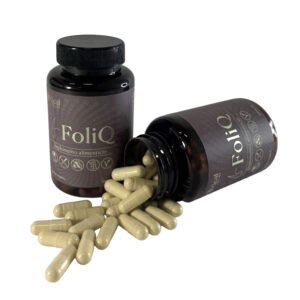 . . . . . . . .   F   o   l   i     Q  . . . . . . . .  |L-cistína|Zinc |Hierro| Biotina |Vitaminas B1 B2 B3 B6 B12 C E