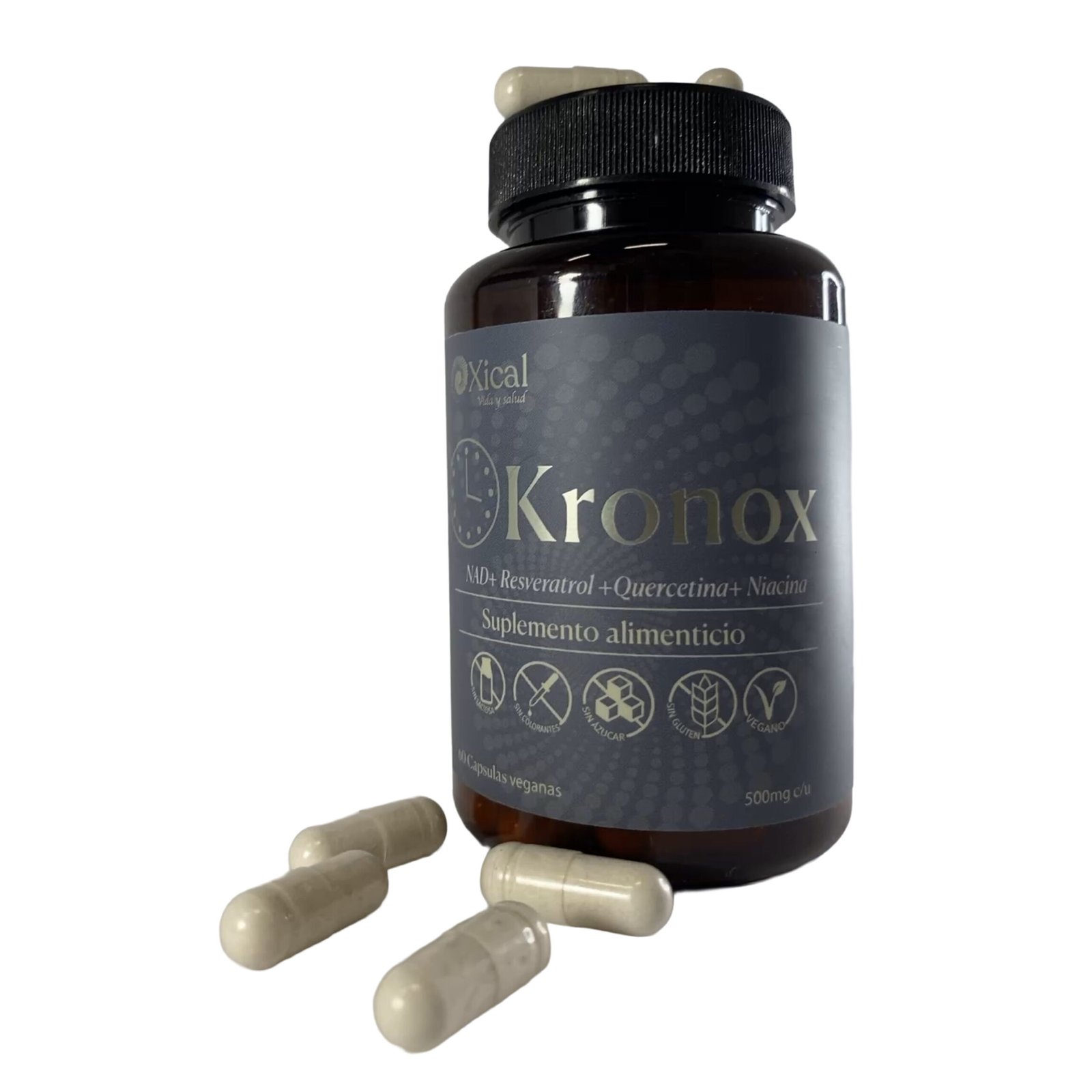 . . . . . . K  r  o  n  o  x . . . . . .    |Coenzima NAD+ |Resveratrol|Quercetina| Niacina|