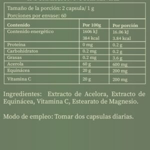 Equinacea + Acerola + Vitamina C