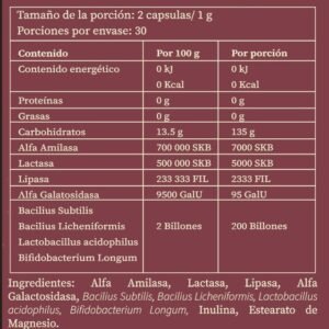 Enzimas + Probióticos + Prebióticos